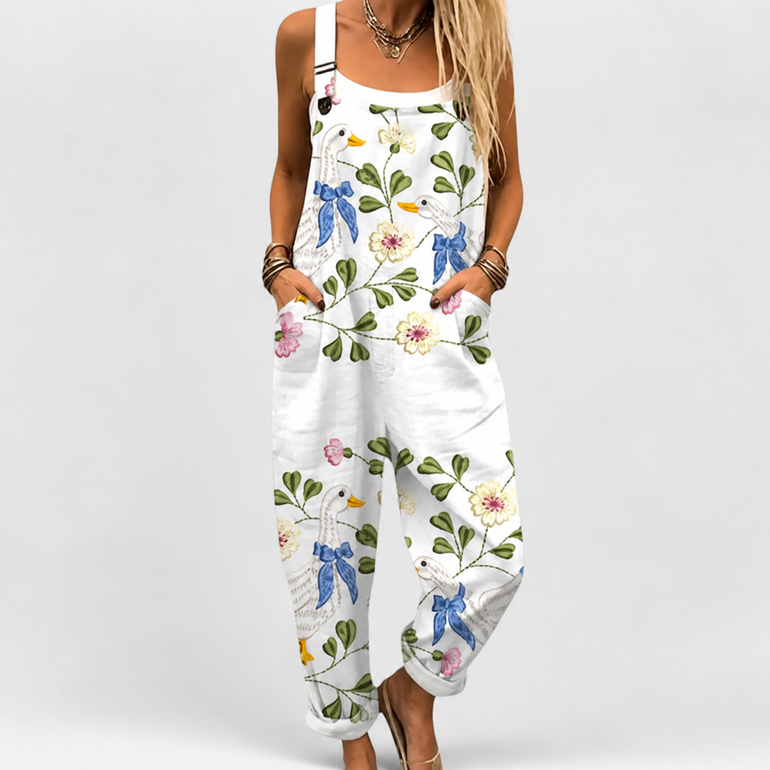Chloe | Printed Wide-Leg Jumpsuit