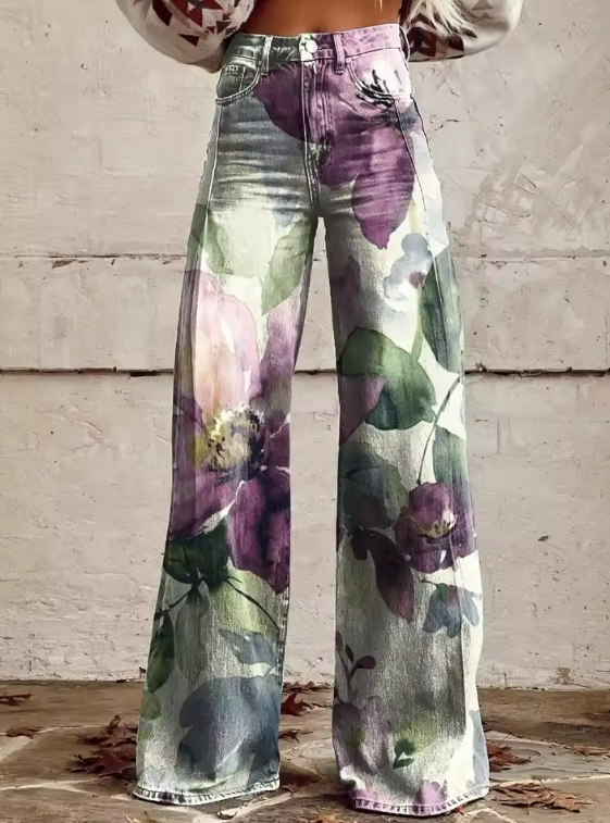 Alessia | Retro Boho Trousers