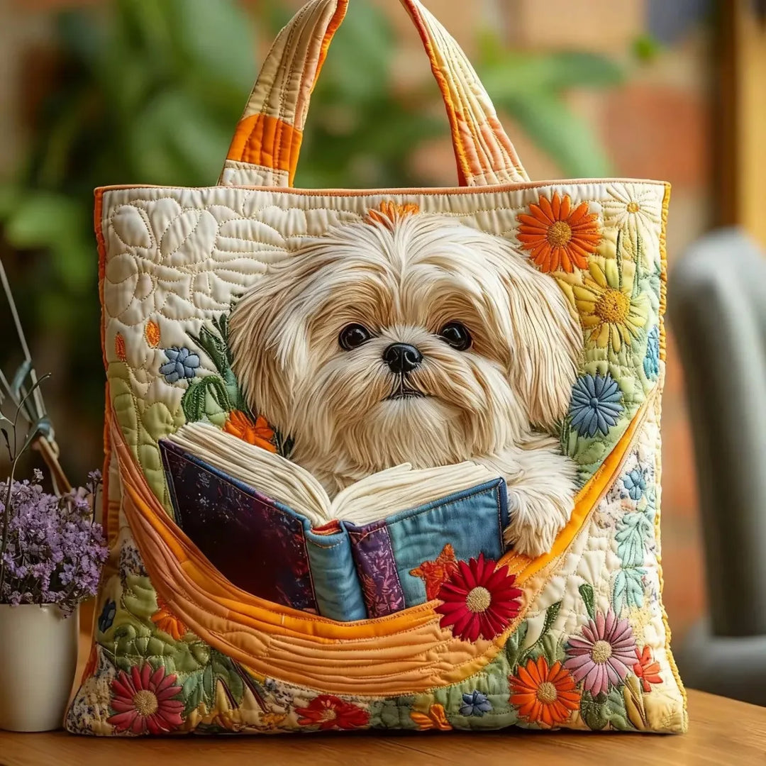 Victoria | Handmade Bag with Dog Print