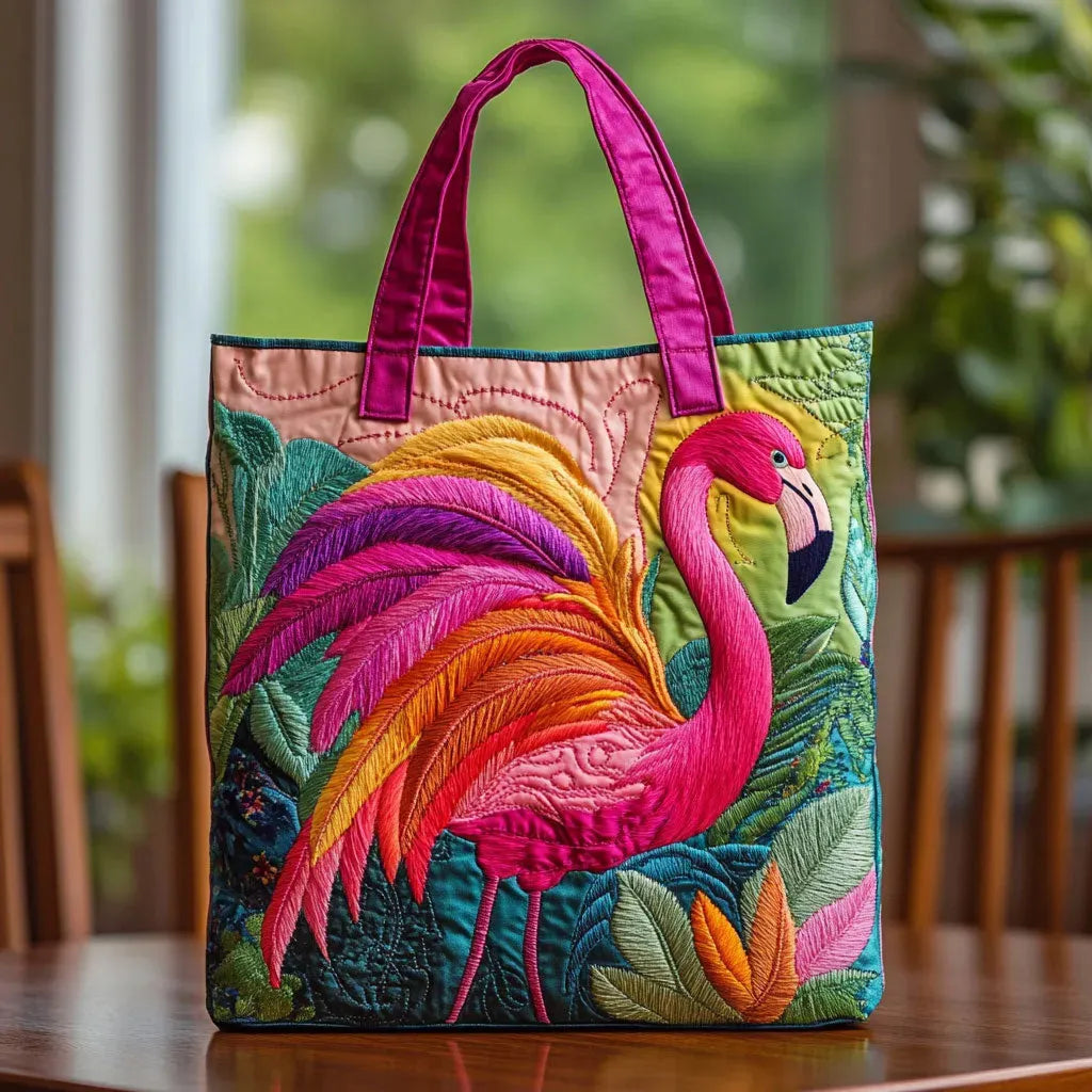 Rosalie | Handmade Flamingo Shoulder Bag