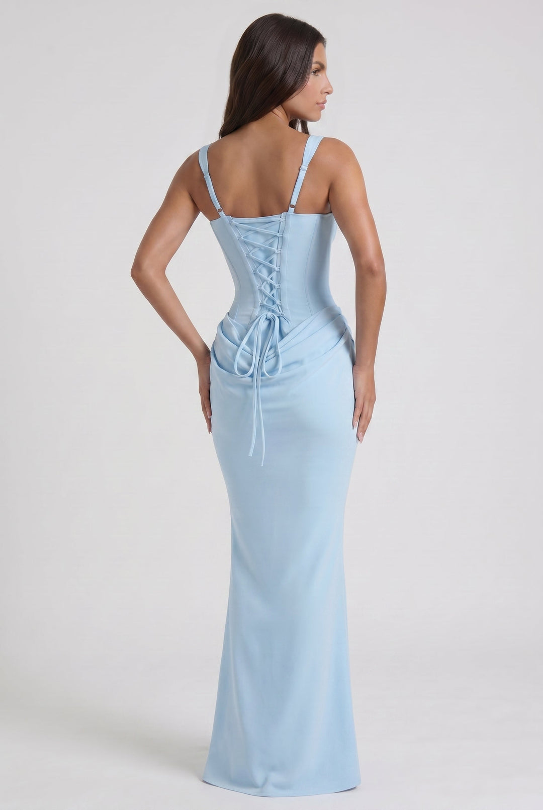 Harper - Flowing Satin Maxi Dress