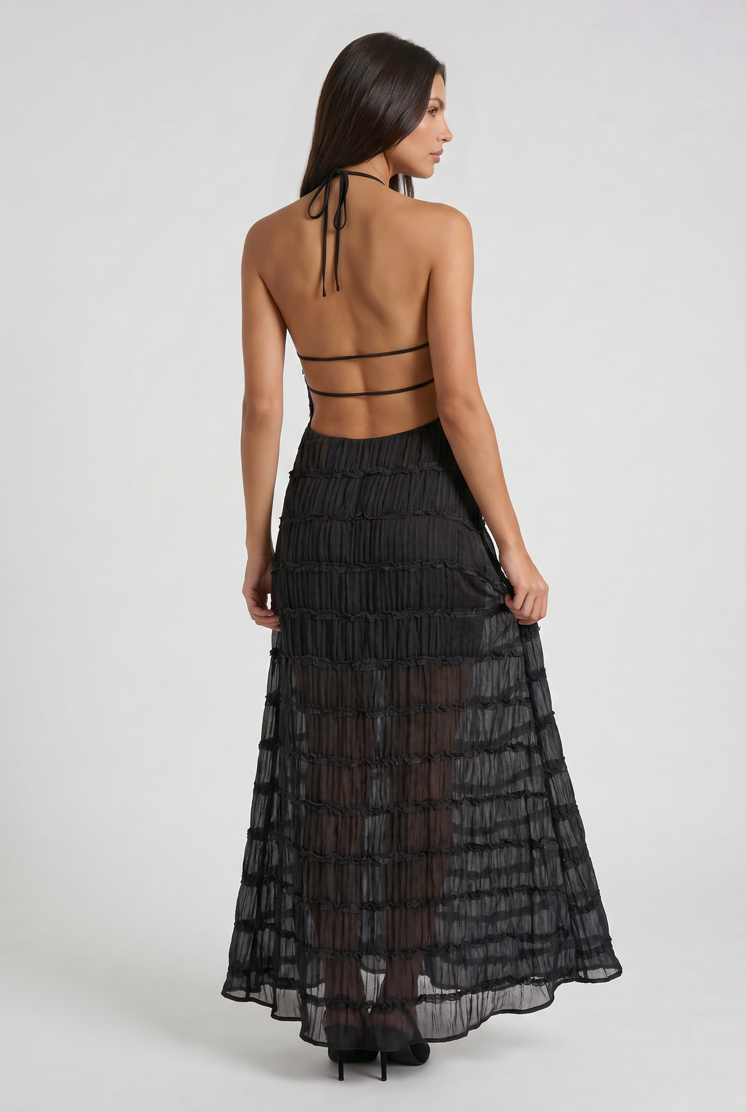 Eliza - Summer Elegant Halter Dress