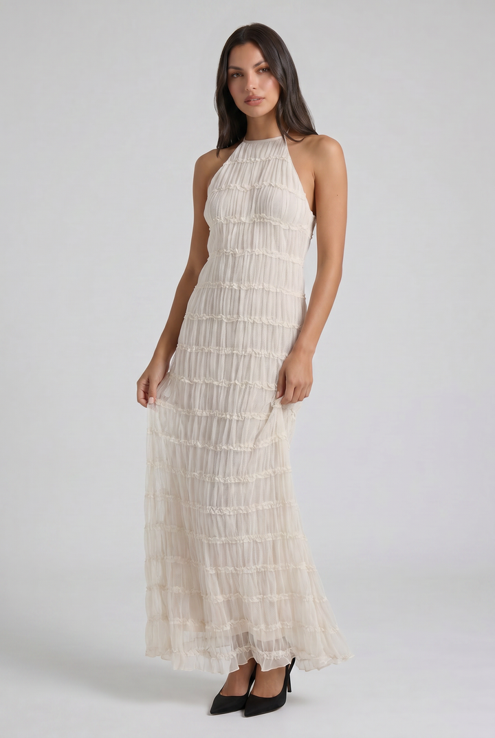 Eliza - Summer Elegant Halter Dress