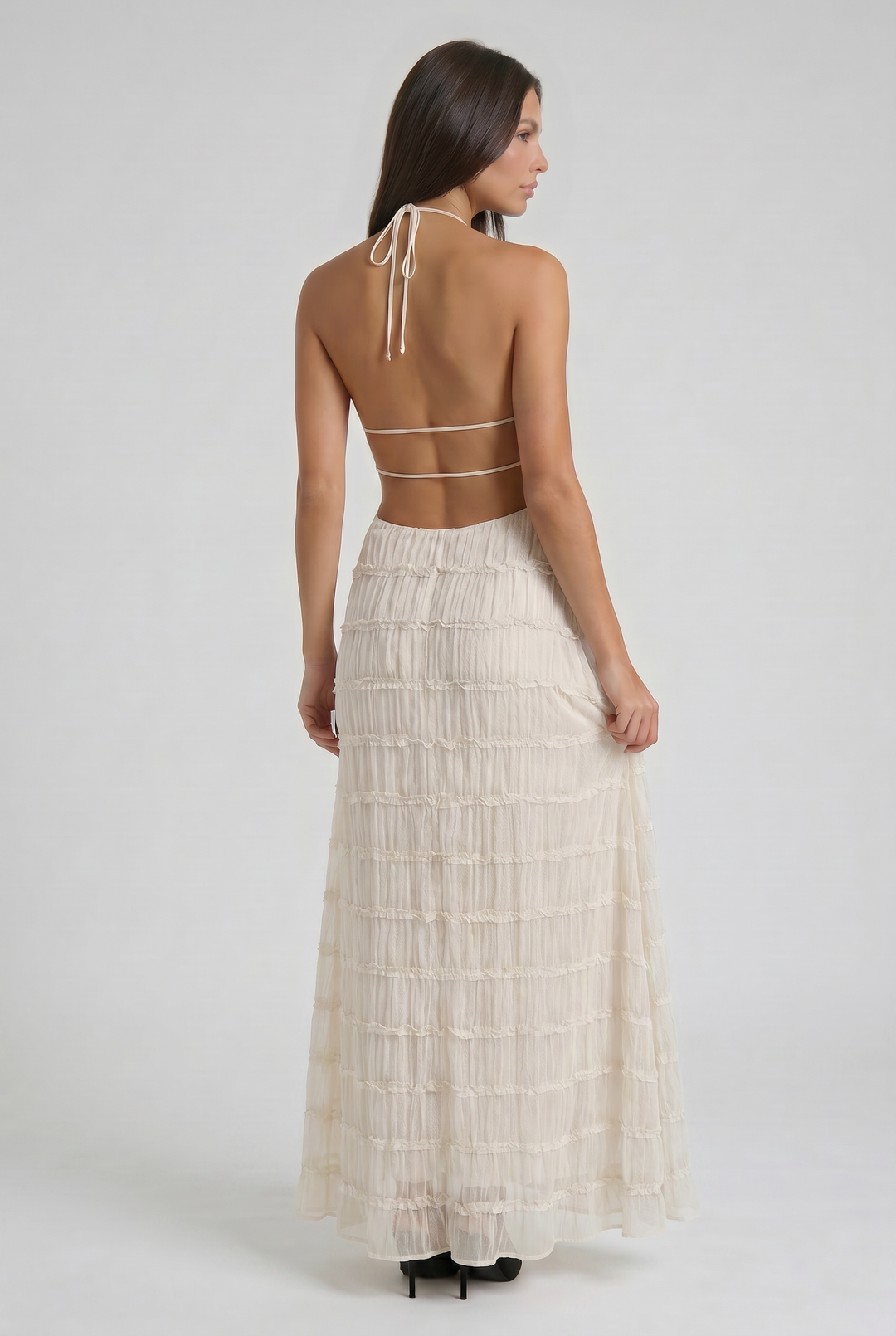 Eliza - Summer Elegant Halter Dress