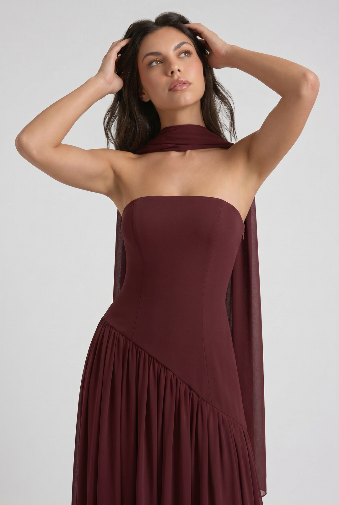 Sofia - Open Back Maxi Dress