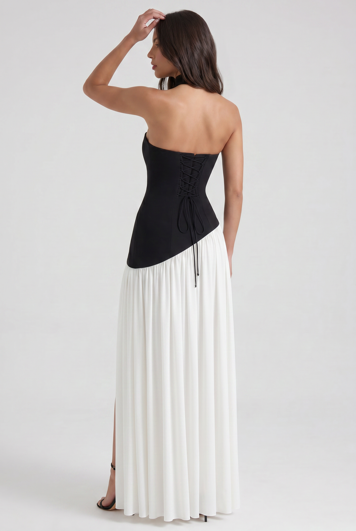 Sofia - Open Back Maxi Dress