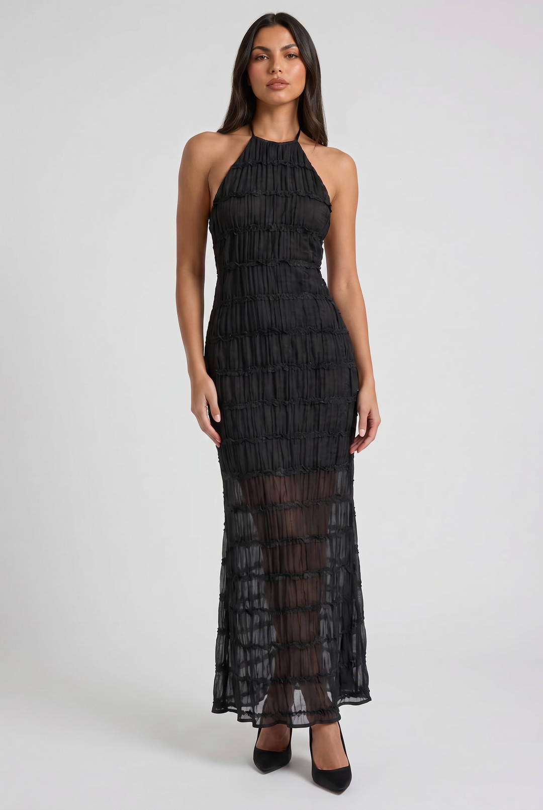 Eliza - Summer Elegant Halter Dress