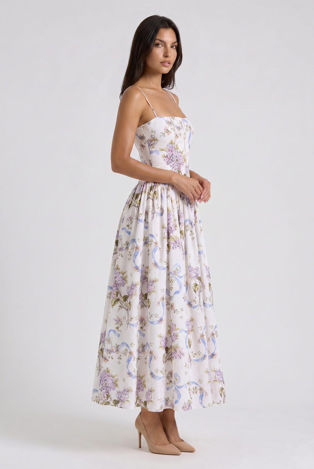 Evie - Flowing Floral Summer Dress