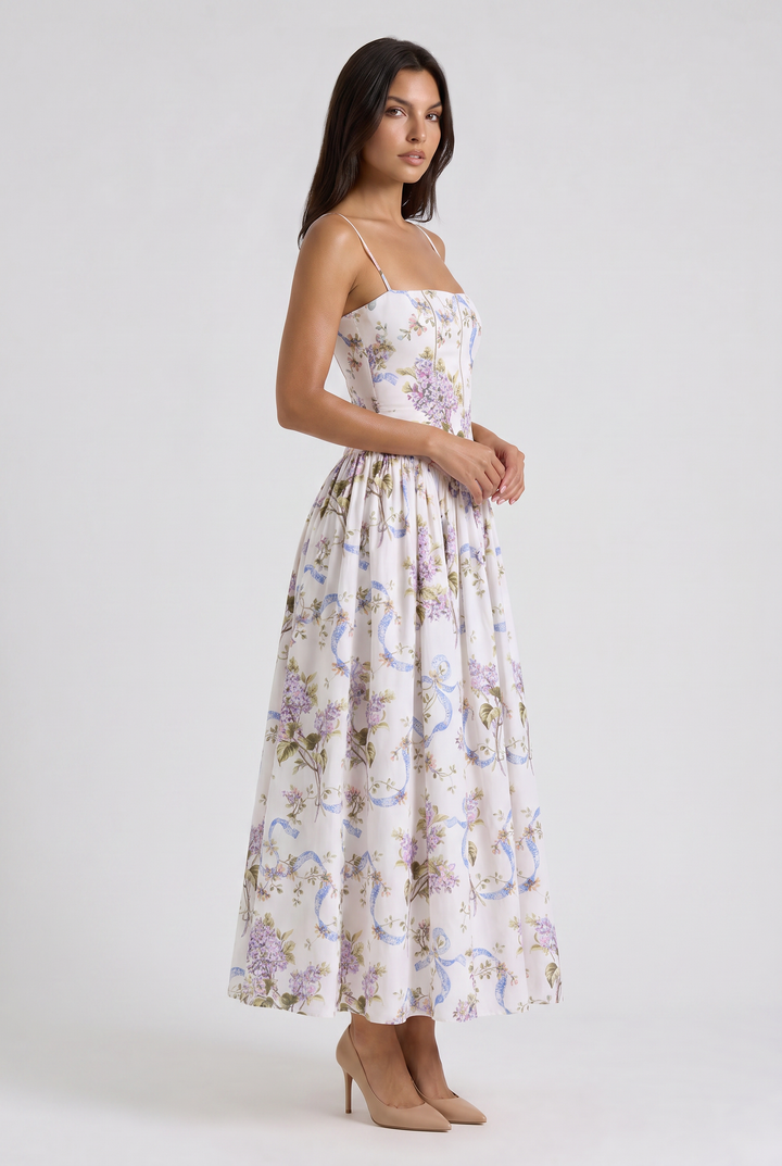 Evie - Flowing Floral Summer Dress