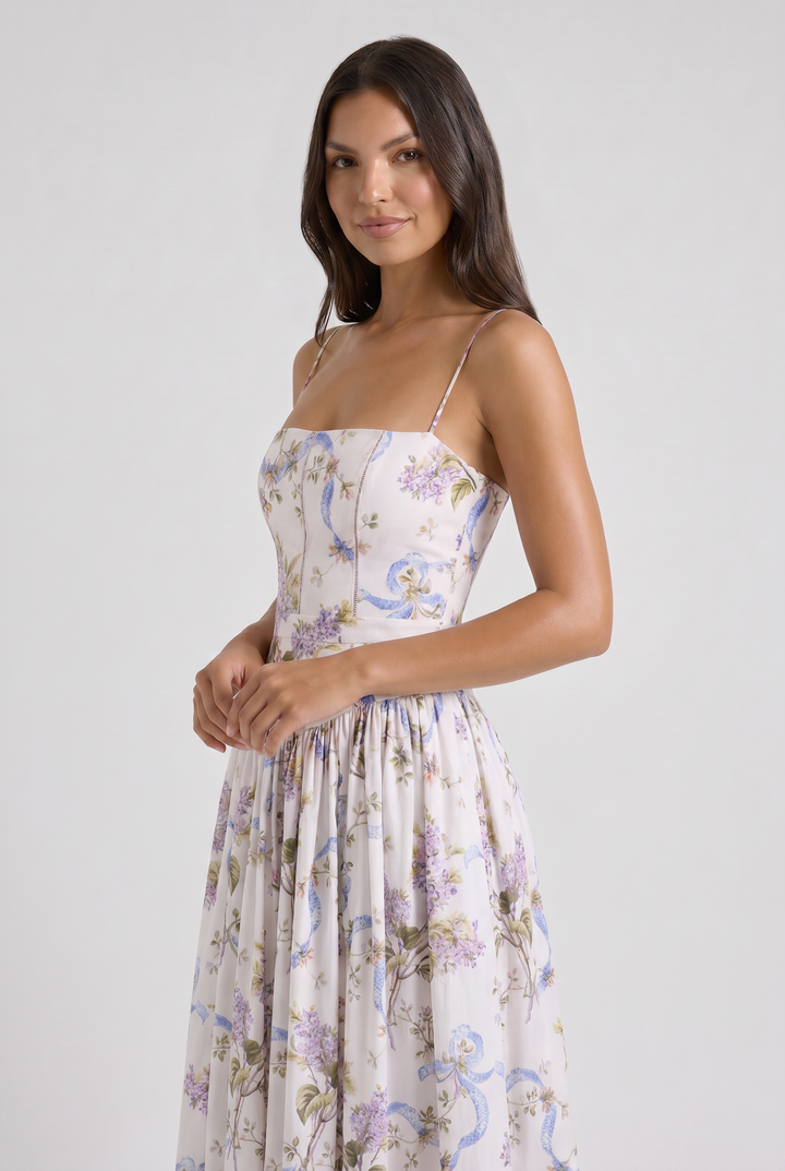 Evie - Flowing Floral Summer Dress