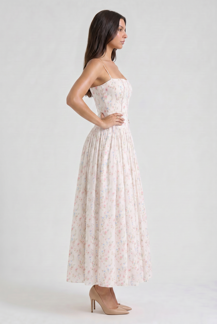 Evie - Flowing Floral Summer Dress