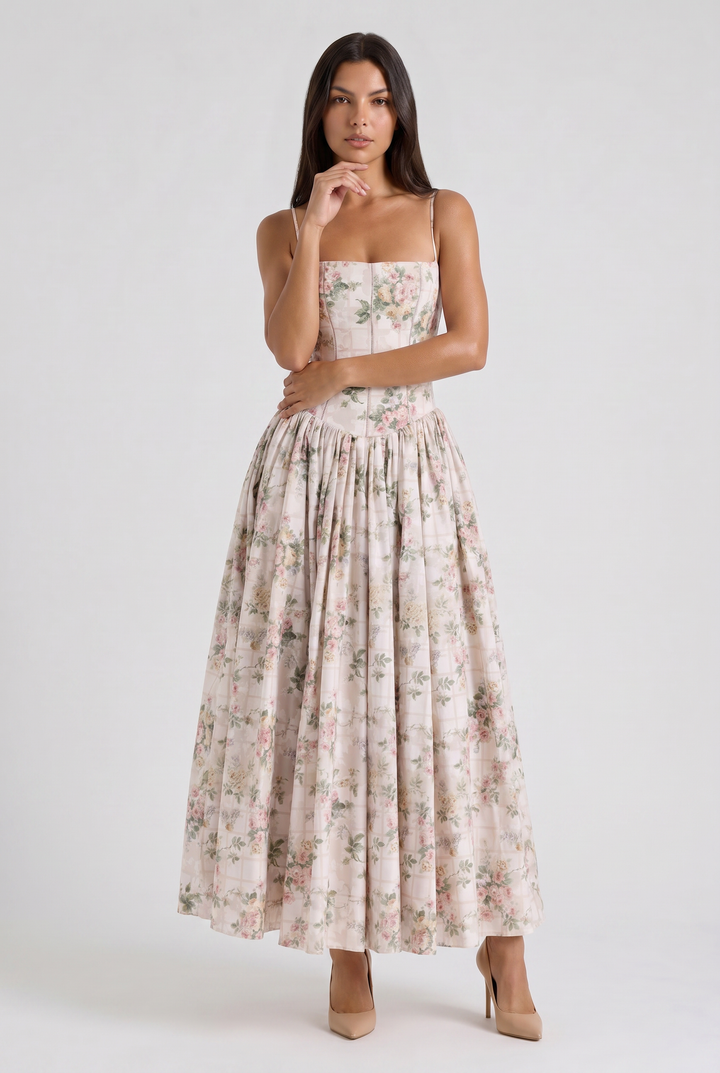 Evie - Flowing Floral Summer Dress