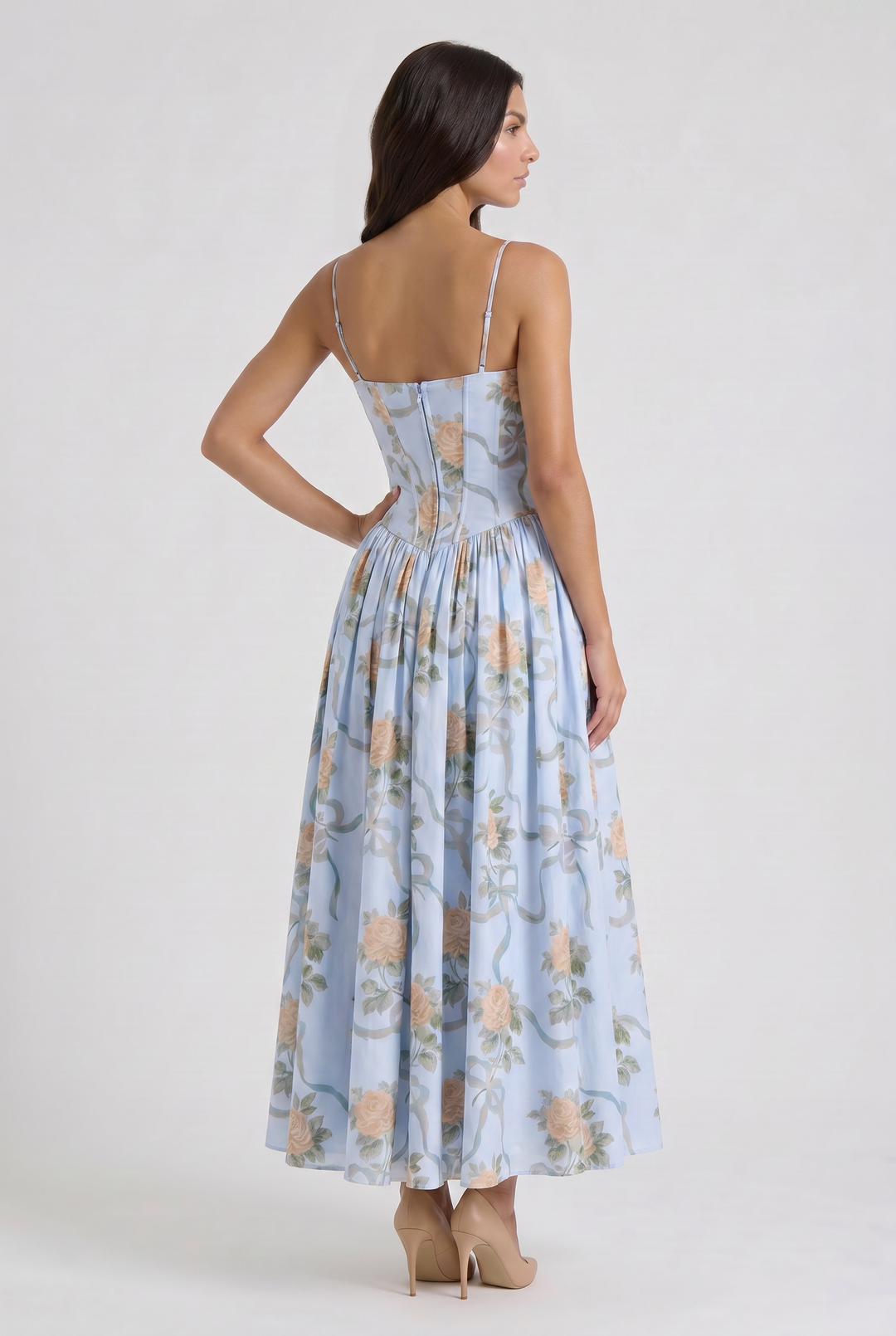 Evie - Flowing Floral Summer Dress