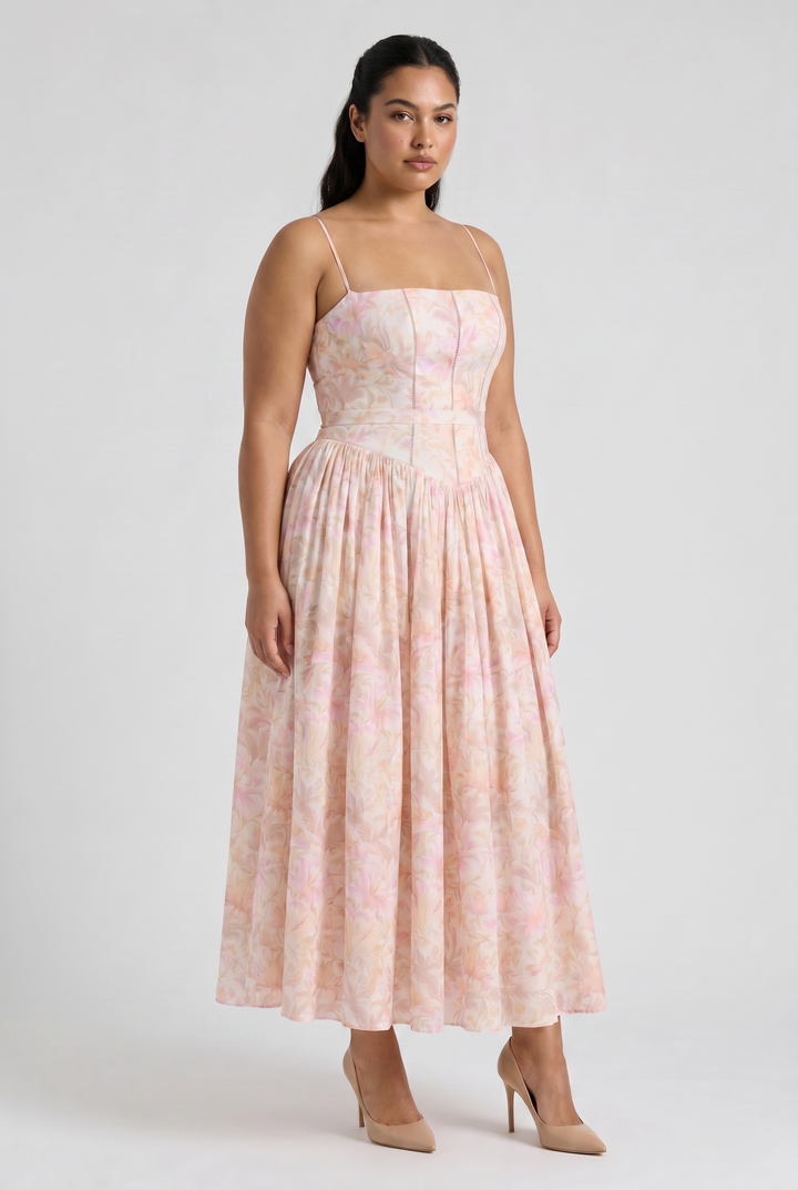 Evie - Flowing Floral Summer Dress