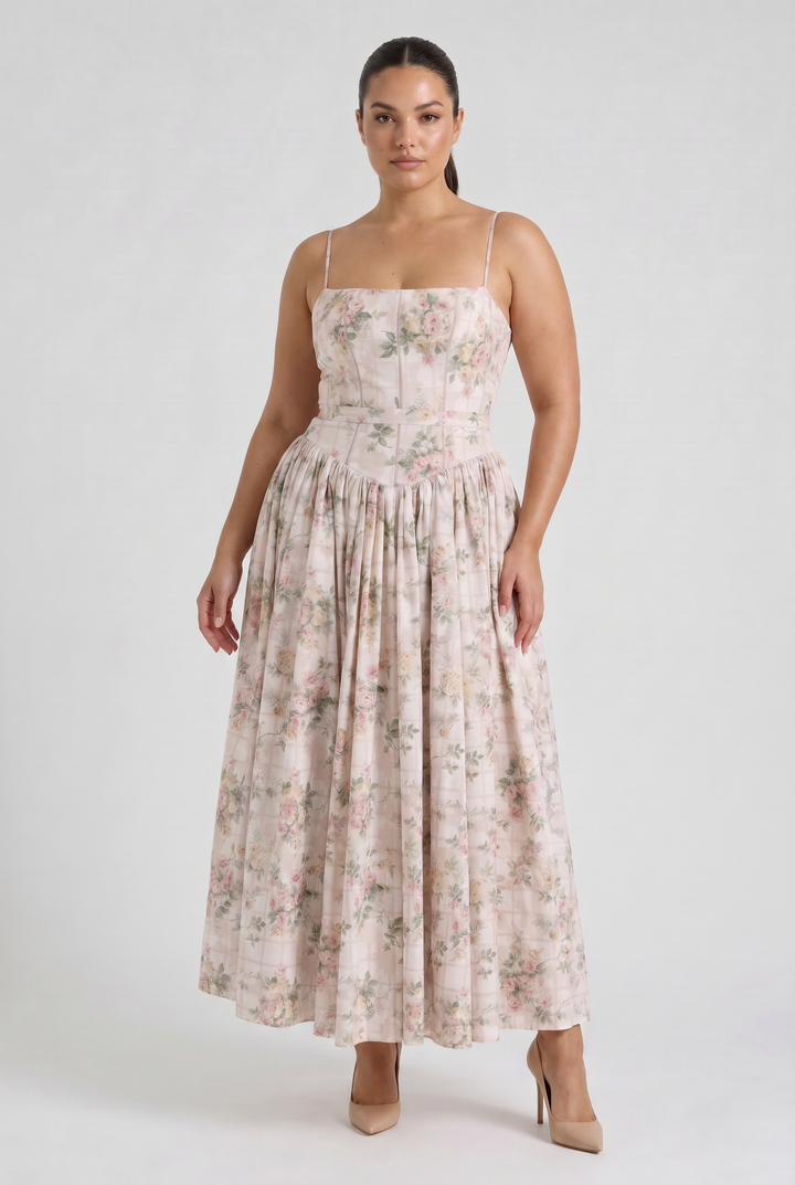 Evie - Flowing Floral Summer Dress