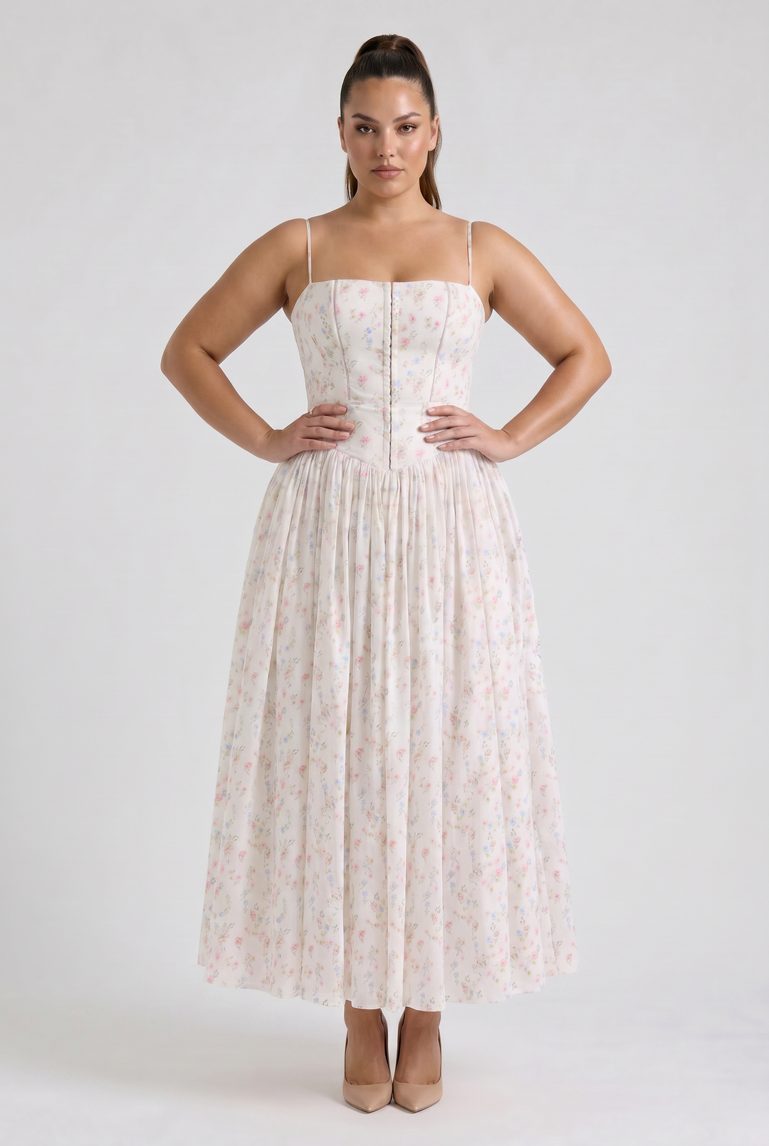 Evie - Flowing Floral Summer Dress