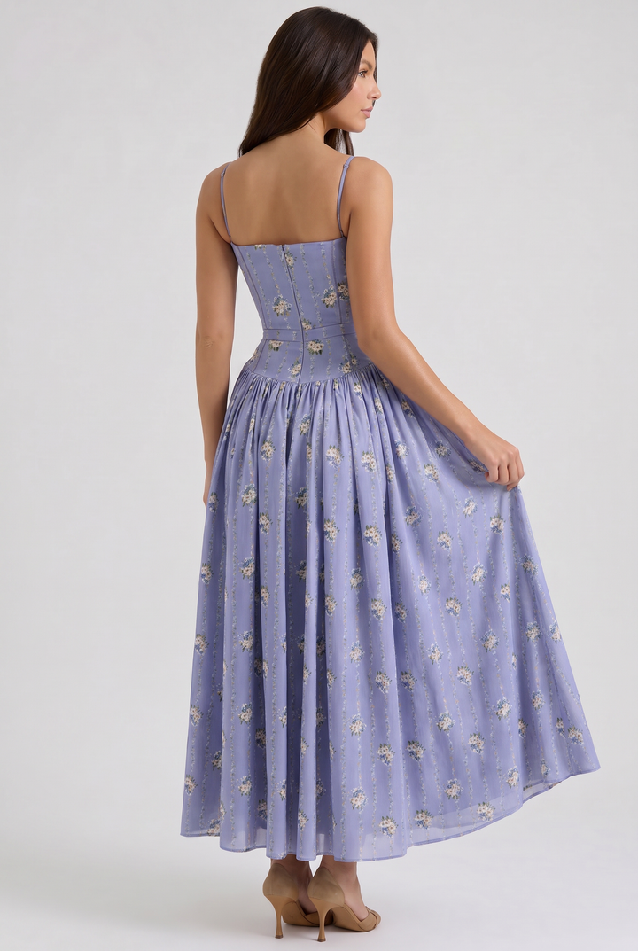 Evie - Flowing Floral Summer Dress