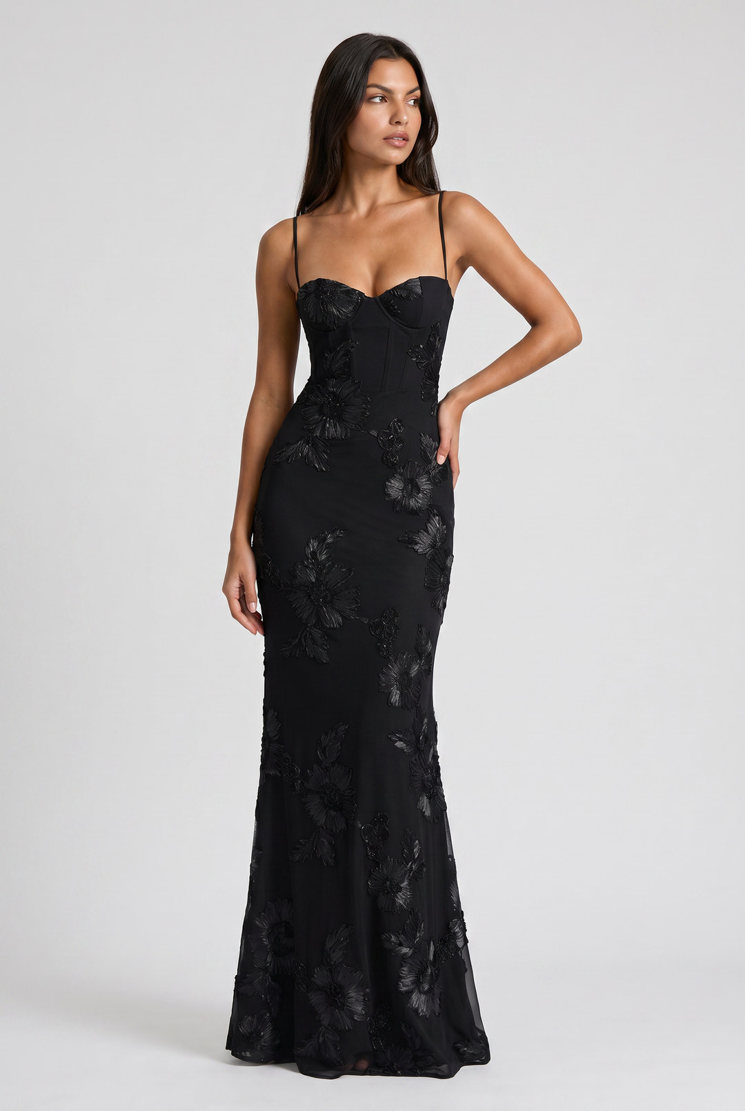 Mirelle - Luxury Floral Maxi Dress