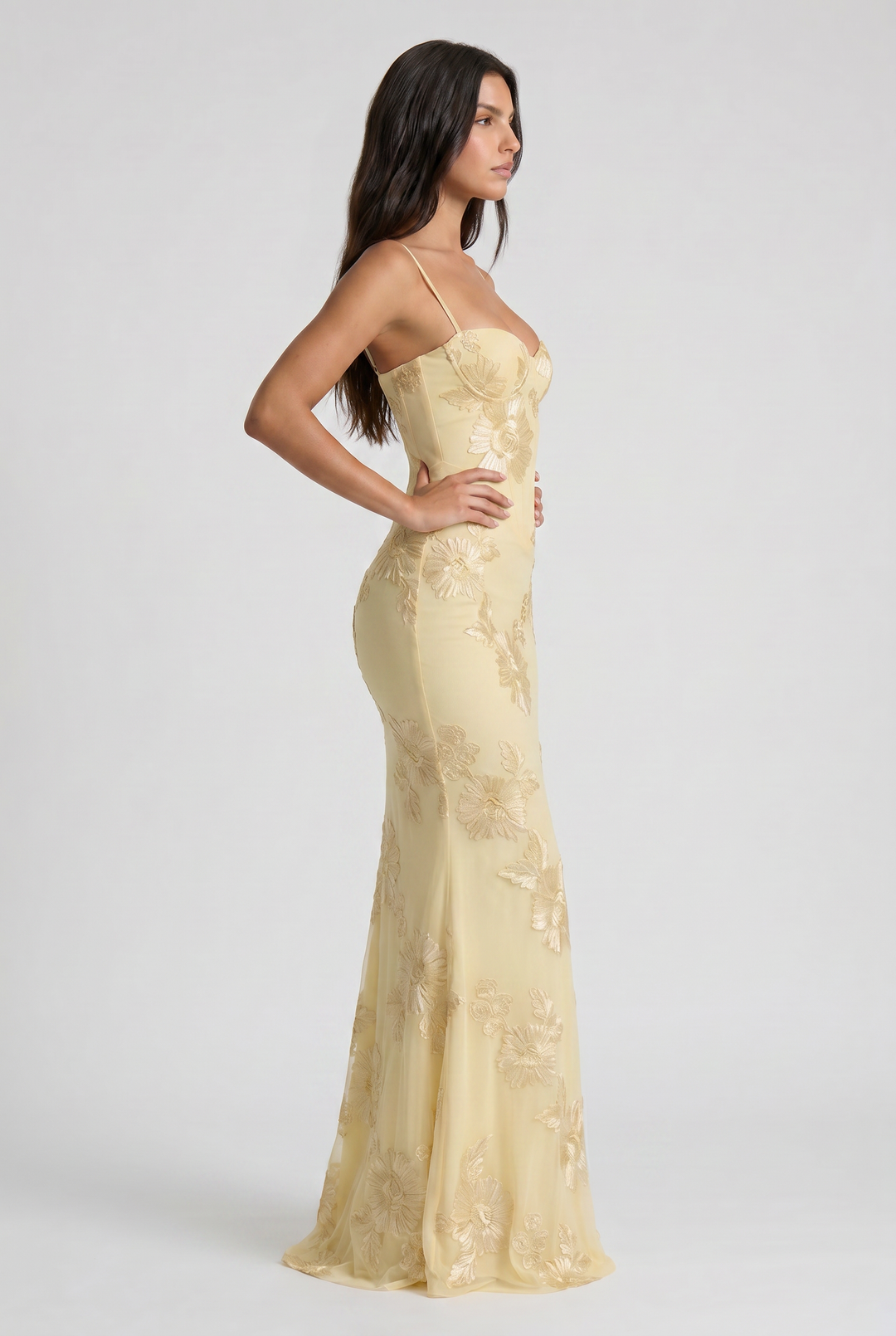 Mirelle - Luxury Floral Maxi Dress