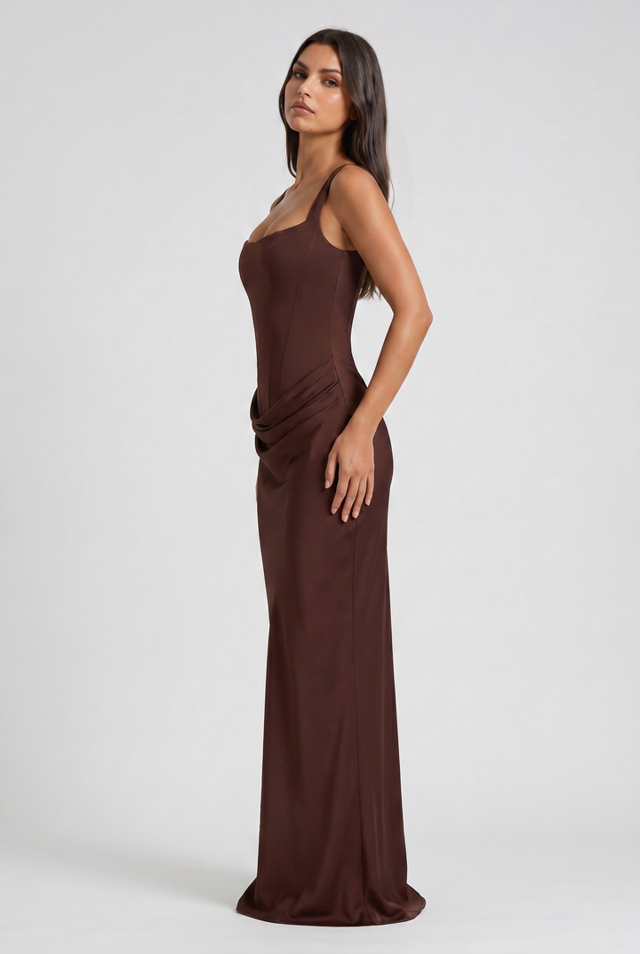 Sienna - Elegant Fitted Long Dress