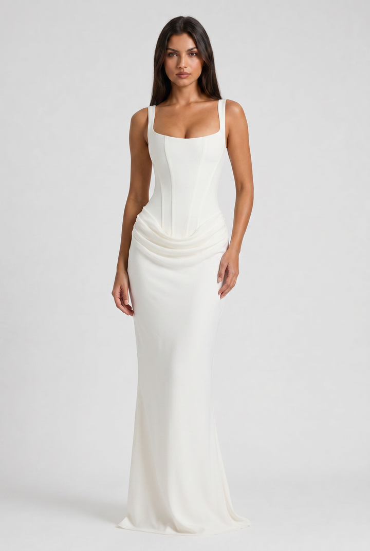 Sienna - Elegant Fitted Long Dress