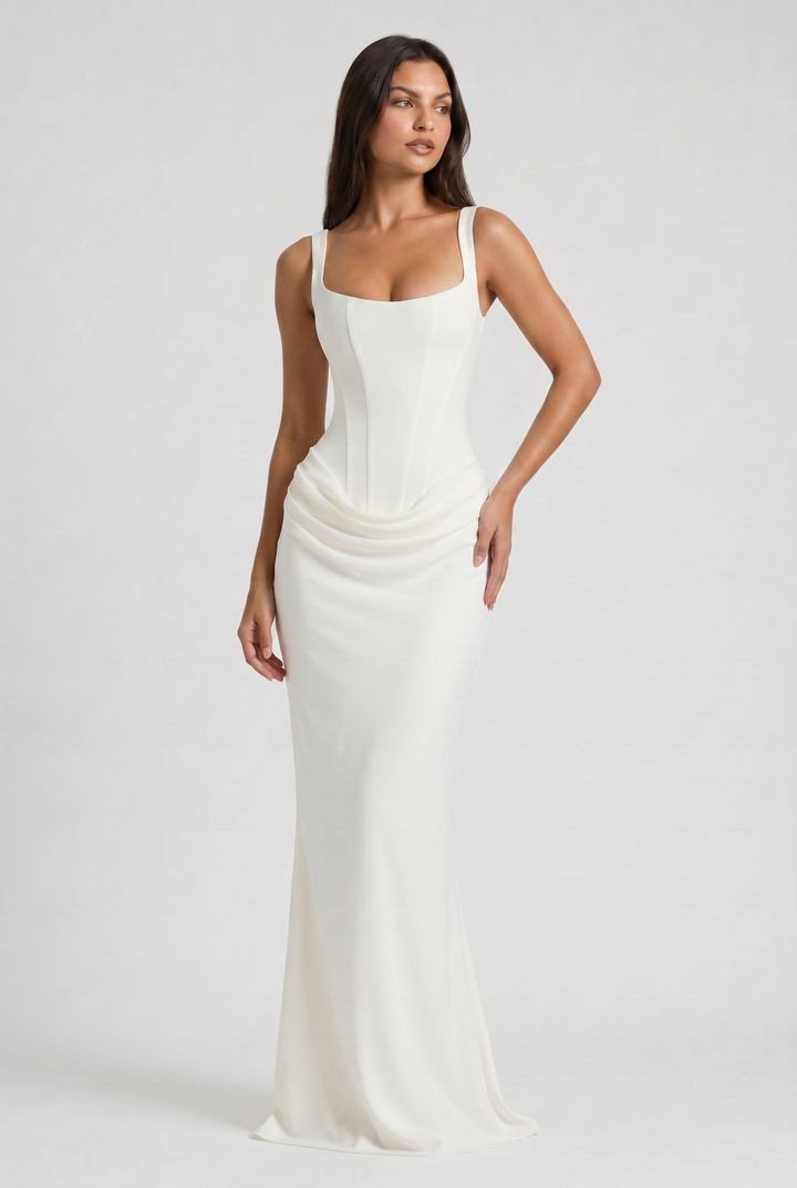 Sienna - Elegant Fitted Long Dress