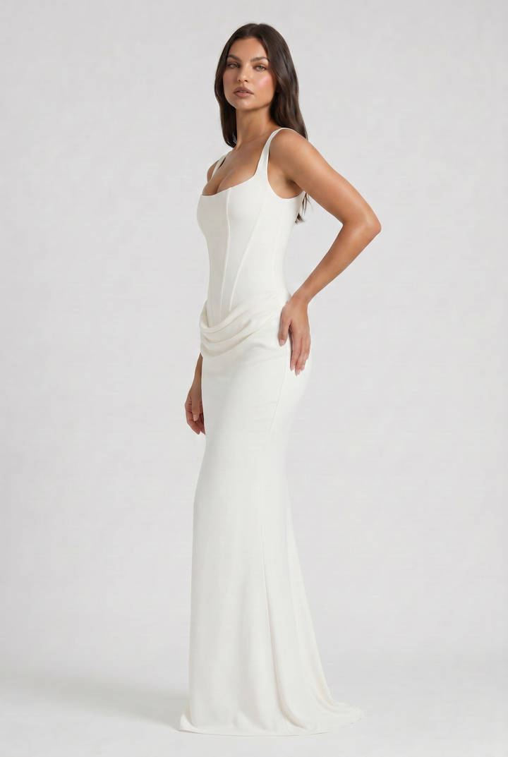 Sienna - Elegant Fitted Long Dress