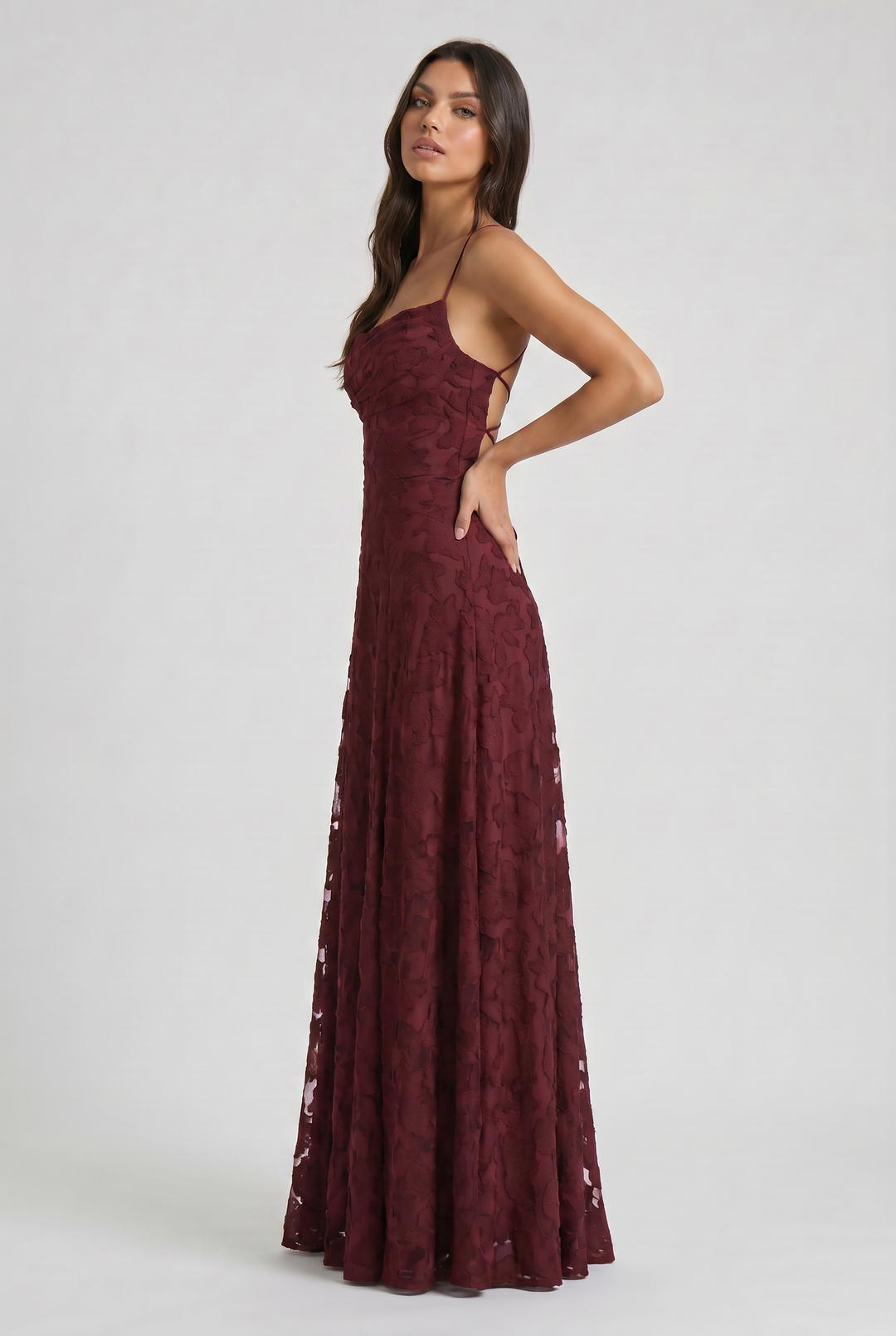 Bethany - Floral Maxi Evening Dress