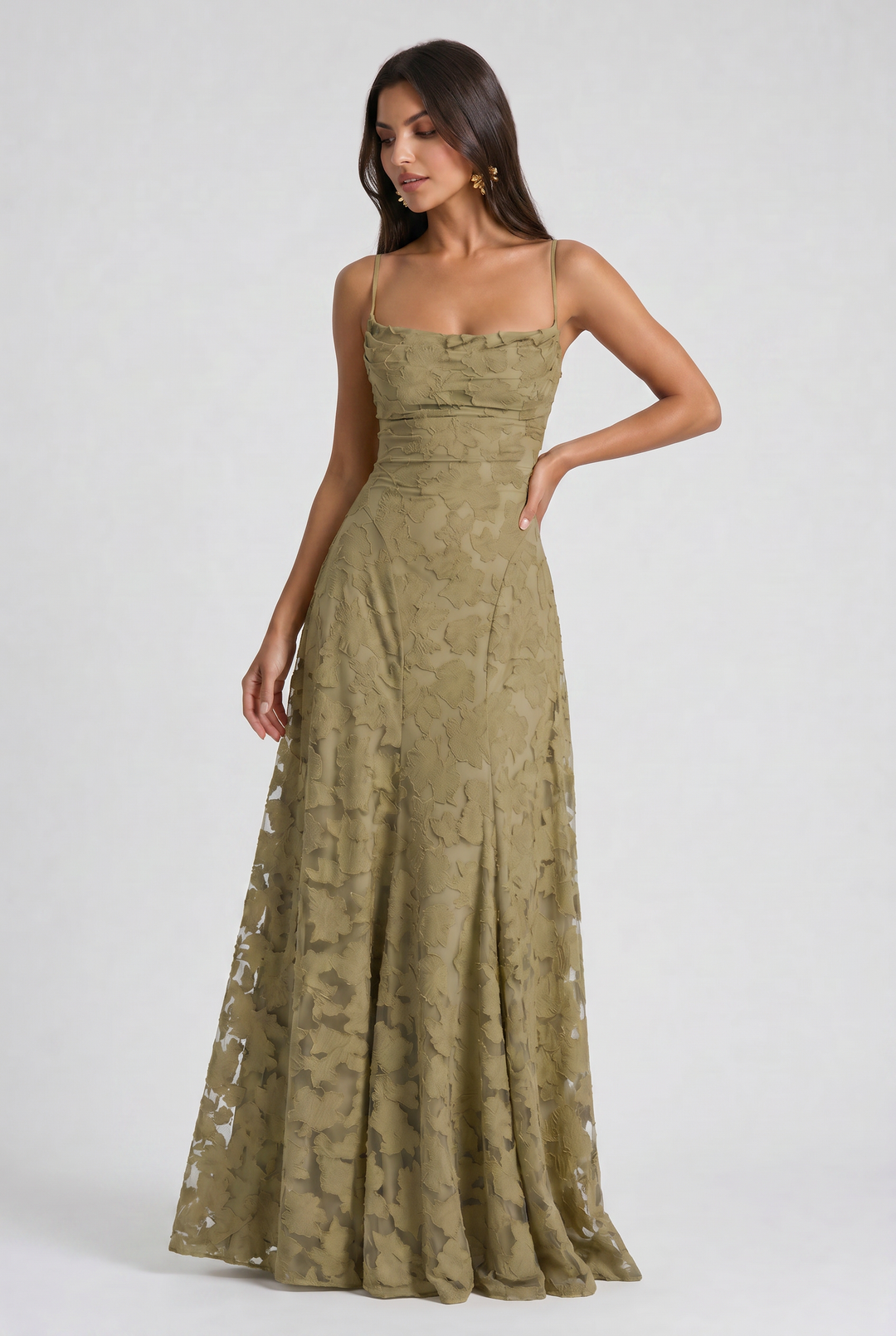 Bethany - Floral Maxi Evening Dress