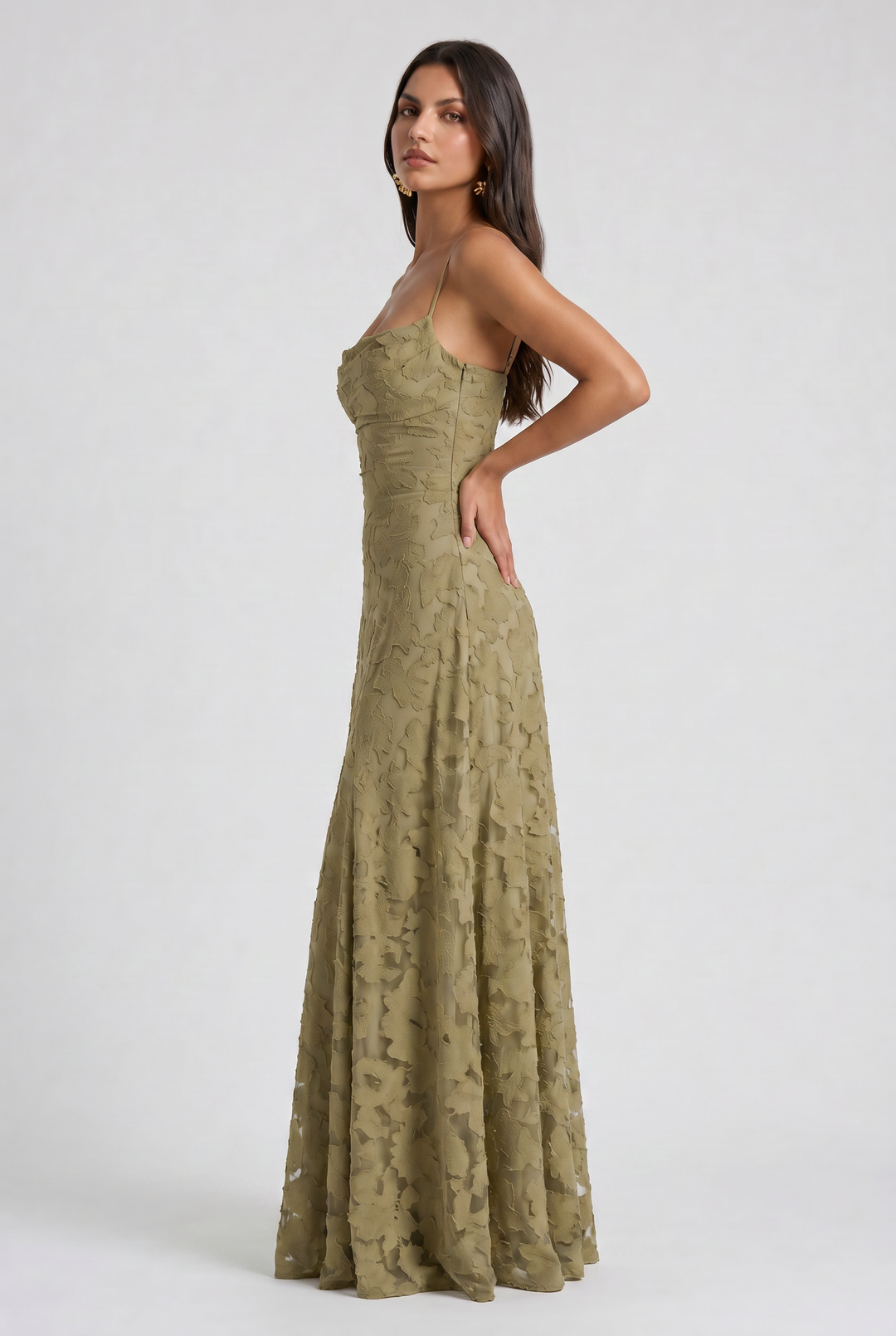 Bethany - Floral Maxi Evening Dress