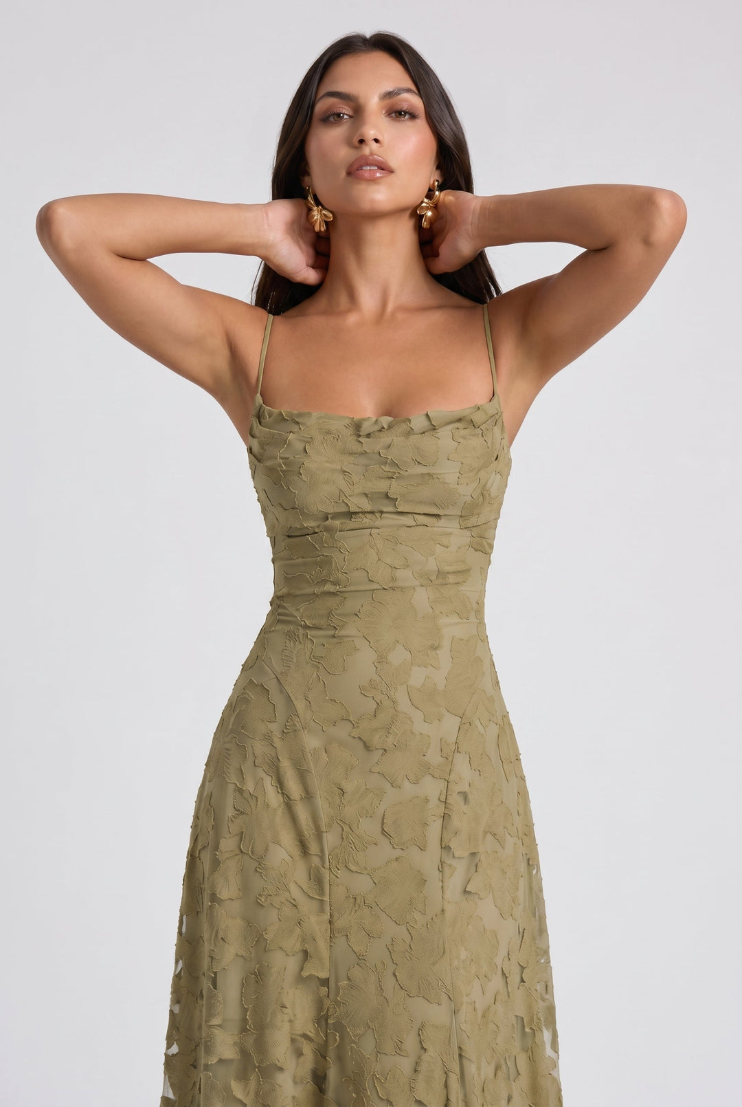 Bethany - Floral Maxi Evening Dress