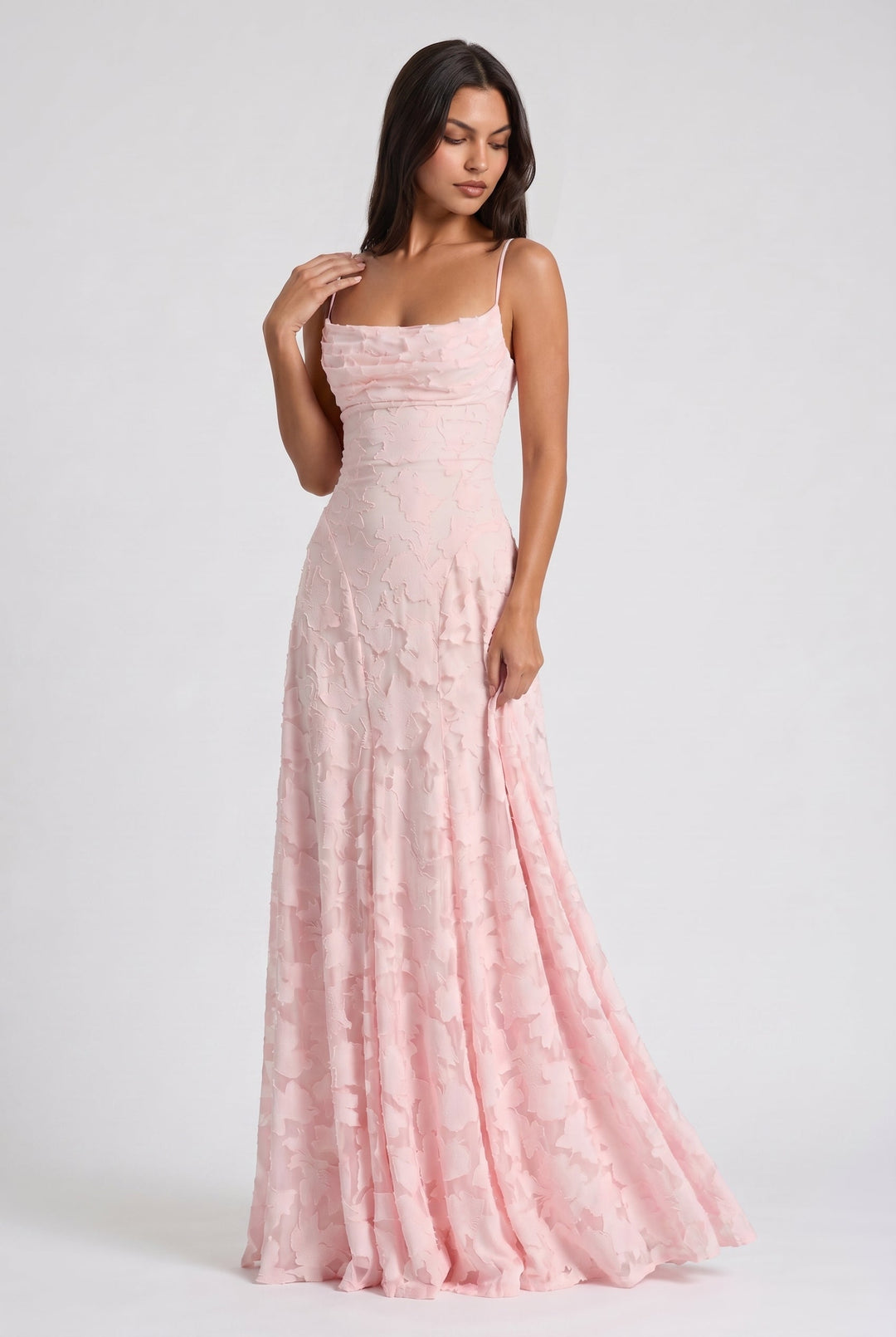 Bethany - Floral Maxi Evening Dress