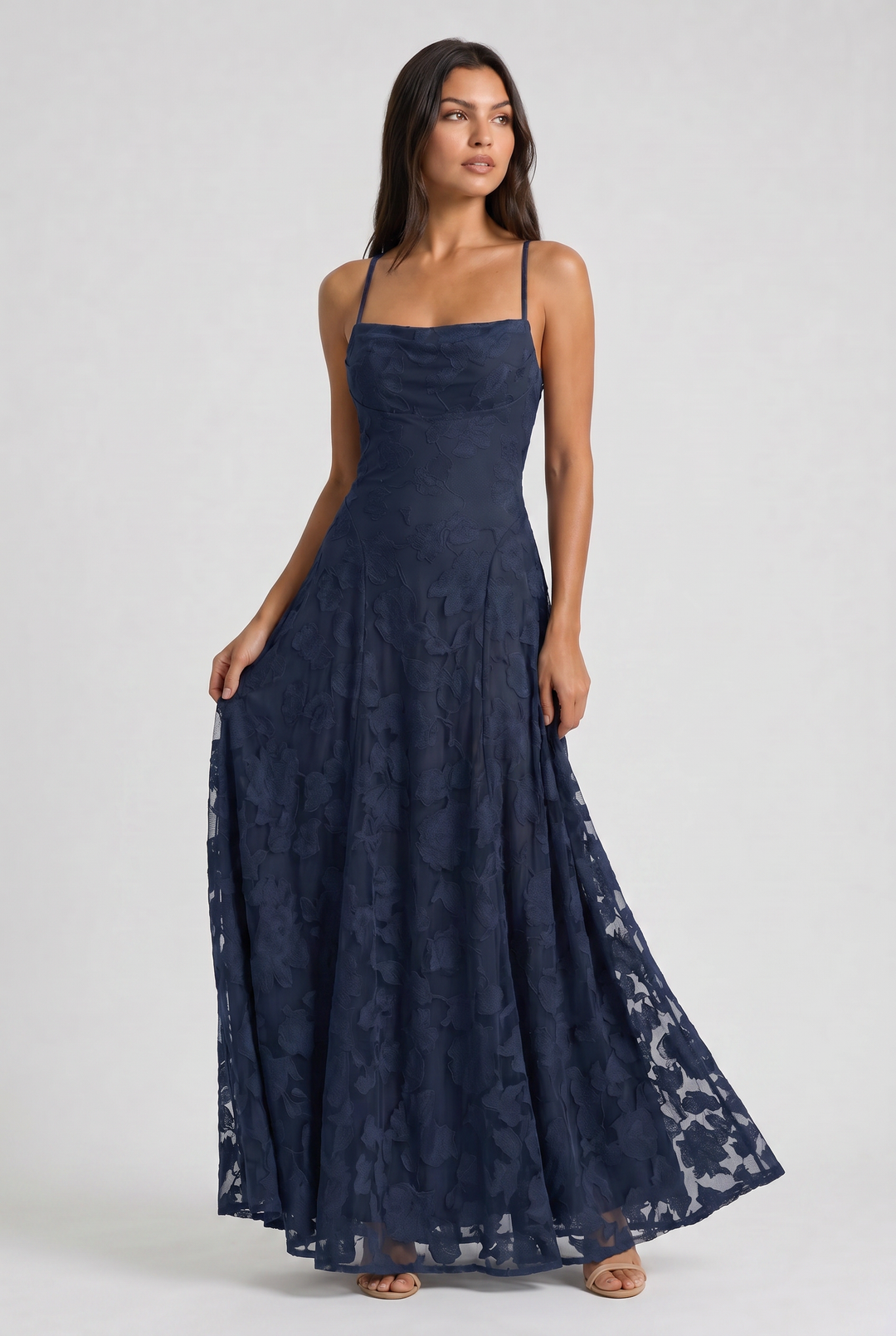 Bethany - Floral Maxi Evening Dress