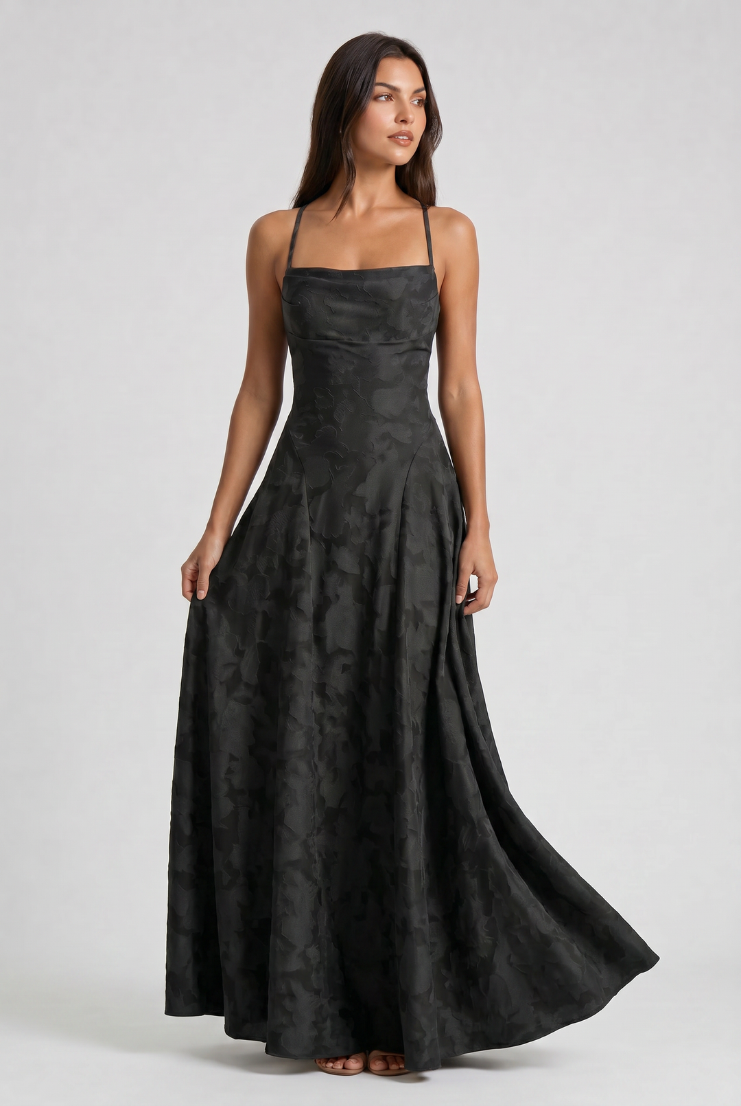 Bethany - Floral Maxi Evening Dress