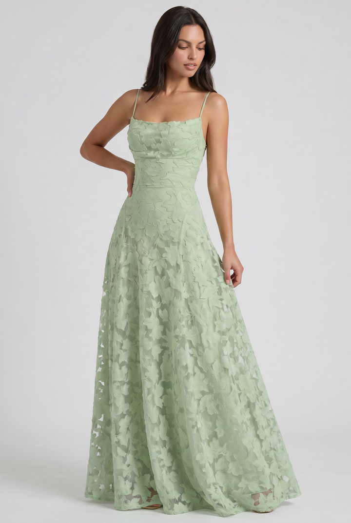 Bethany - Floral Maxi Evening Dress