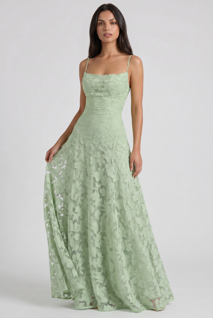 Bethany - Floral Maxi Evening Dress