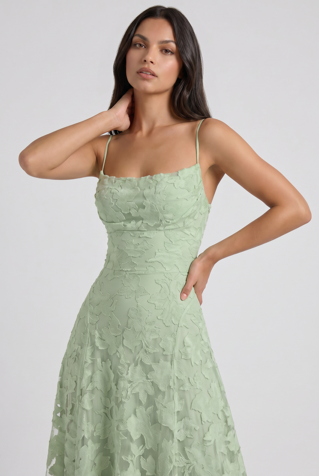 Bethany - Floral Maxi Evening Dress