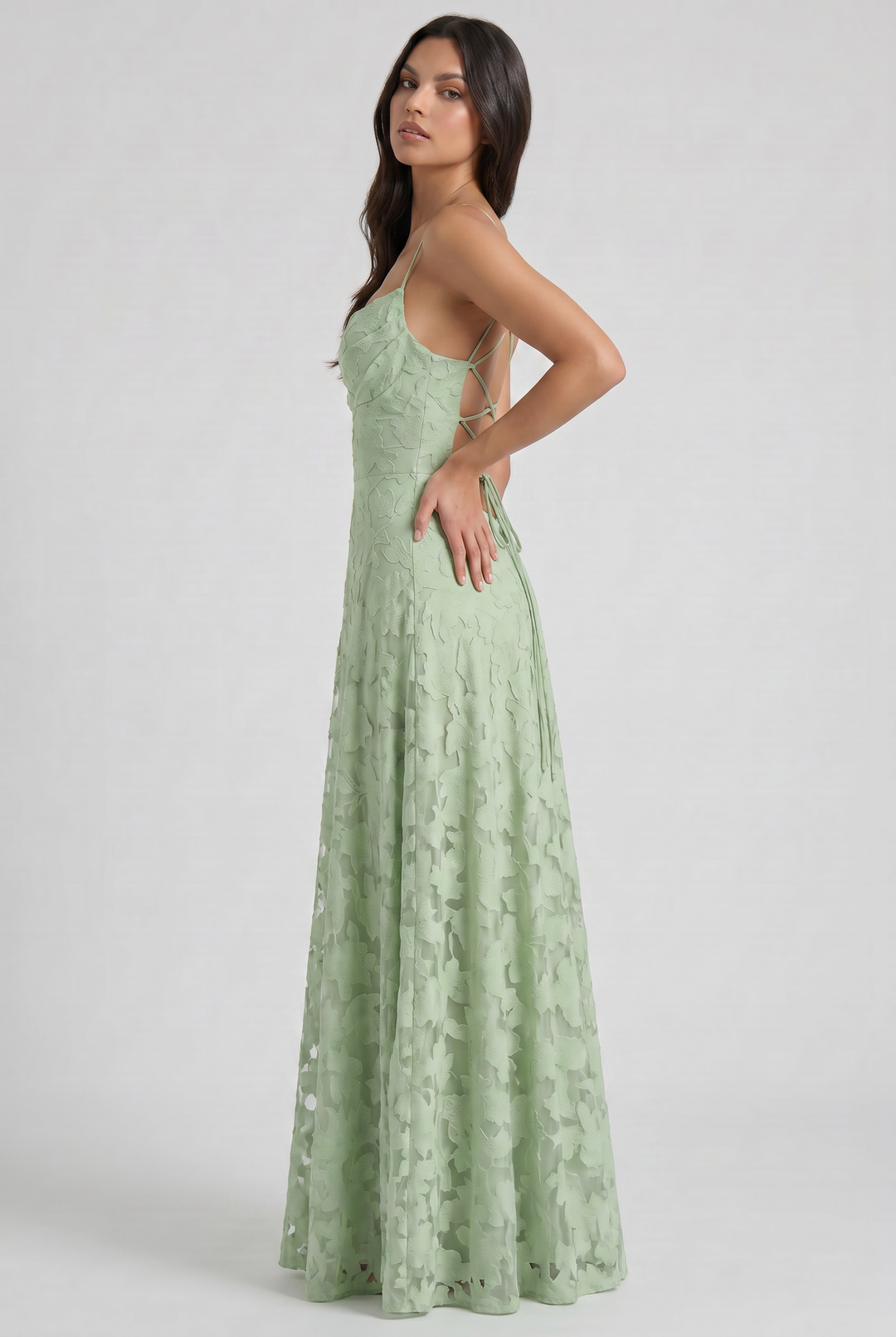 Bethany - Floral Maxi Evening Dress
