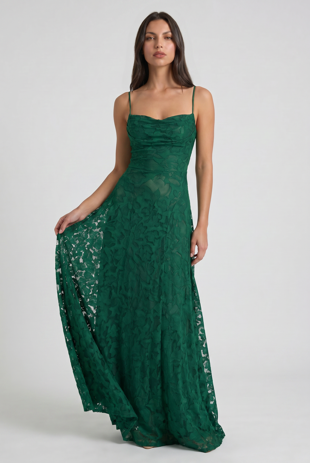 Bethany - Floral Maxi Evening Dress