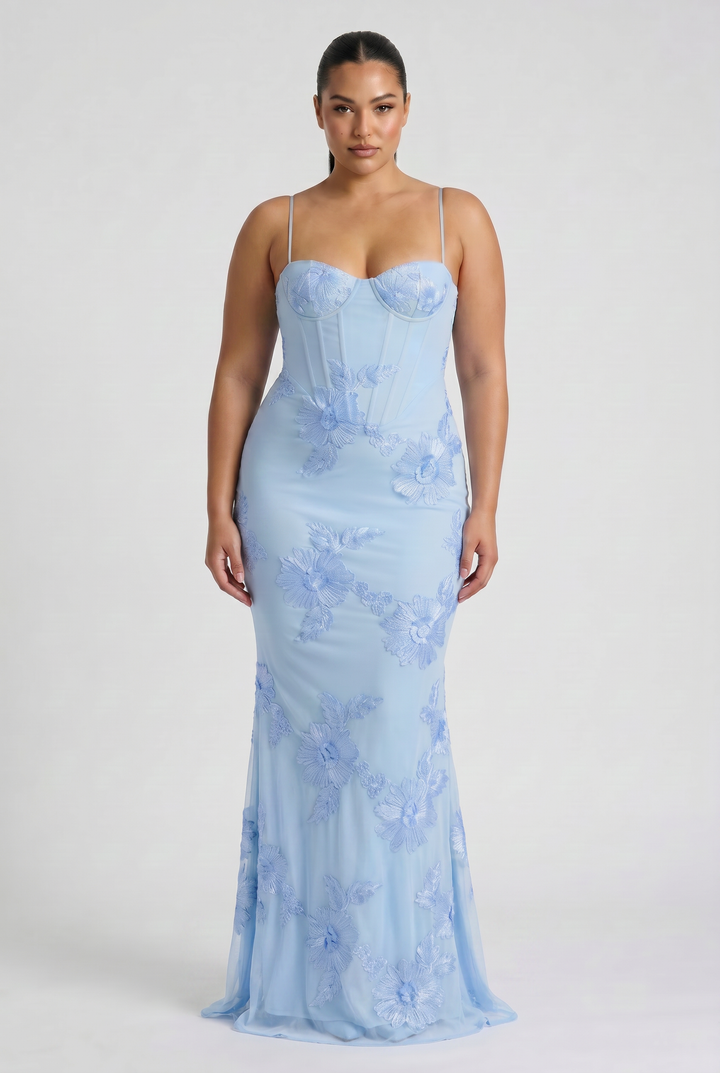 Mirelle - Luxury Floral Maxi Dress