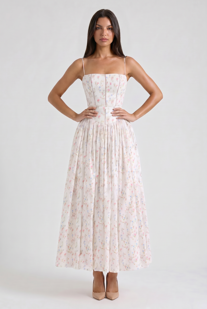 Evie - Flowing Floral Summer Dress