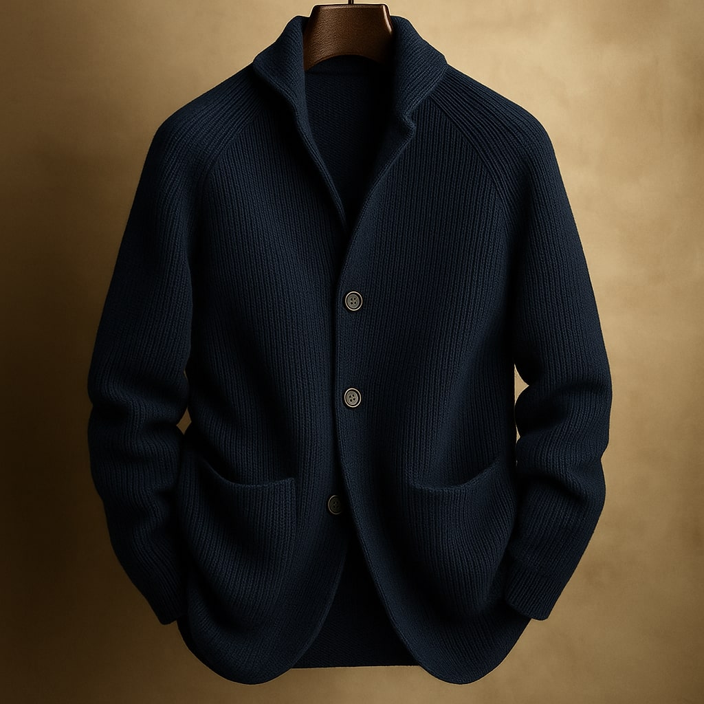 ALDRIC RIBBED CARDIGAN