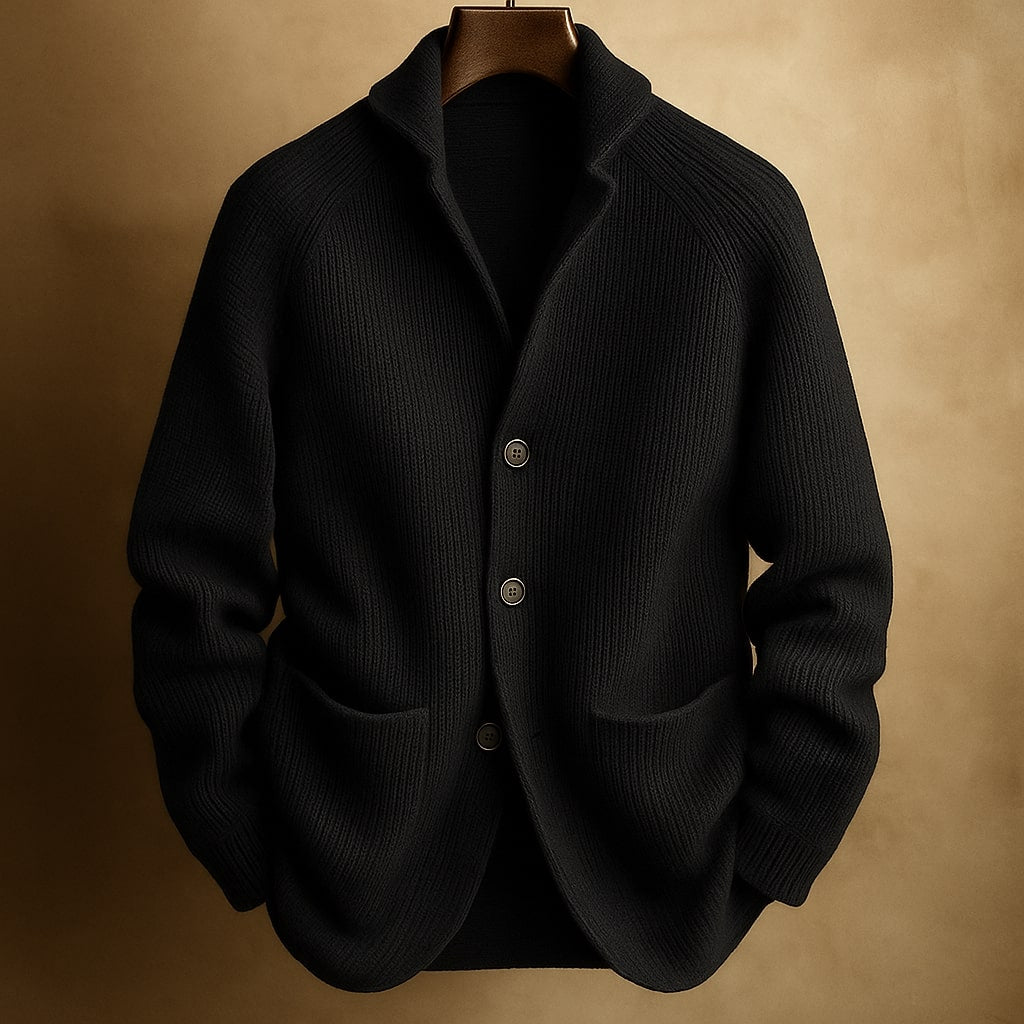 ALDRIC RIBBED CARDIGAN