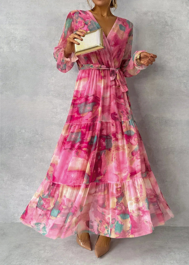Doris | Floral Wrap Dress