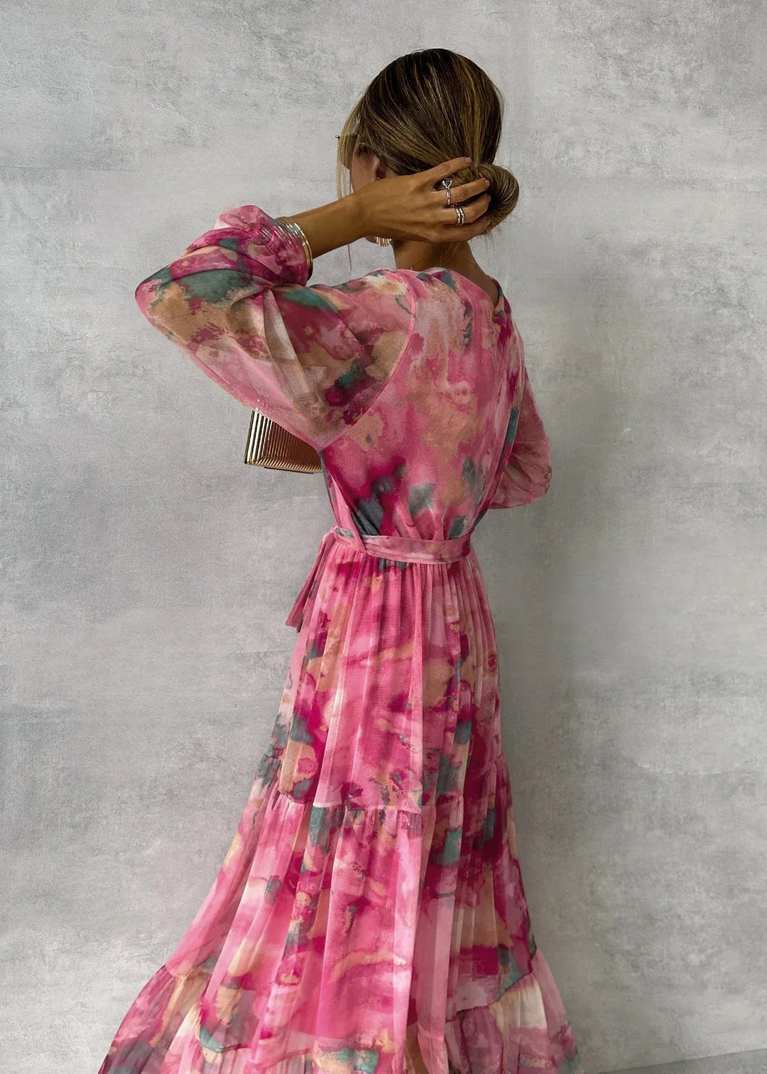 Doris | Floral Wrap Dress