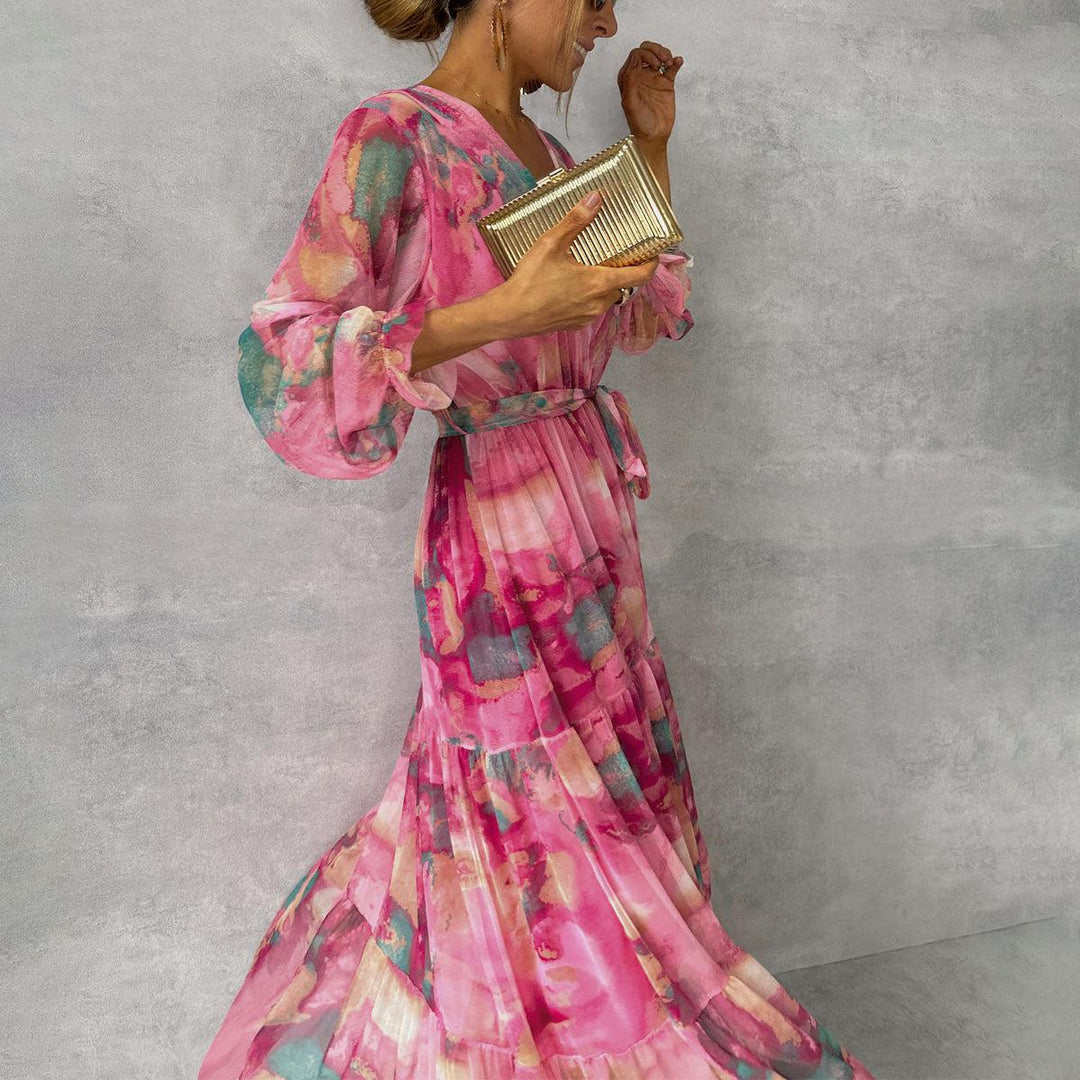 Doris | Floral Wrap Dress