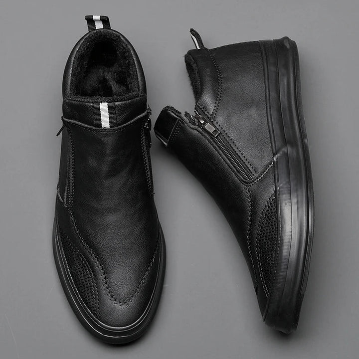 BROOKS LEATHER SNEAKERS