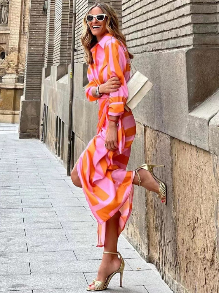 Elvina | Printed Wrap Dress