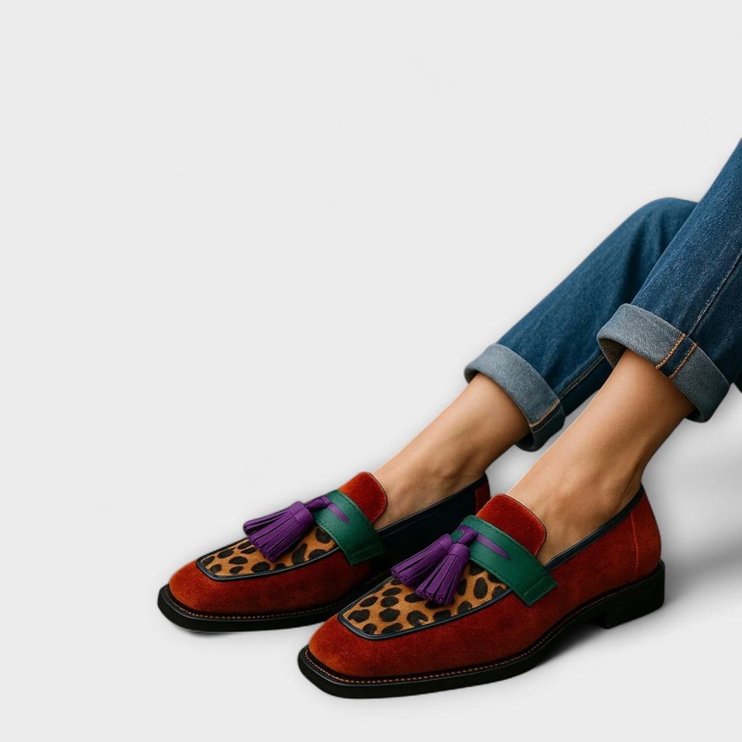 Rose | Multicoloured Moccasins Shoe