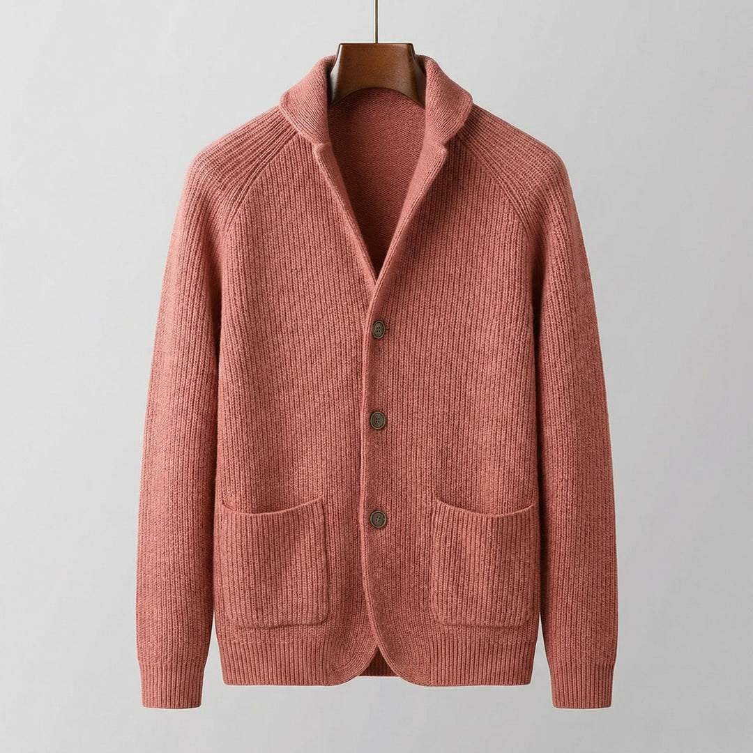 ALDRIC RIBBED CARDIGAN